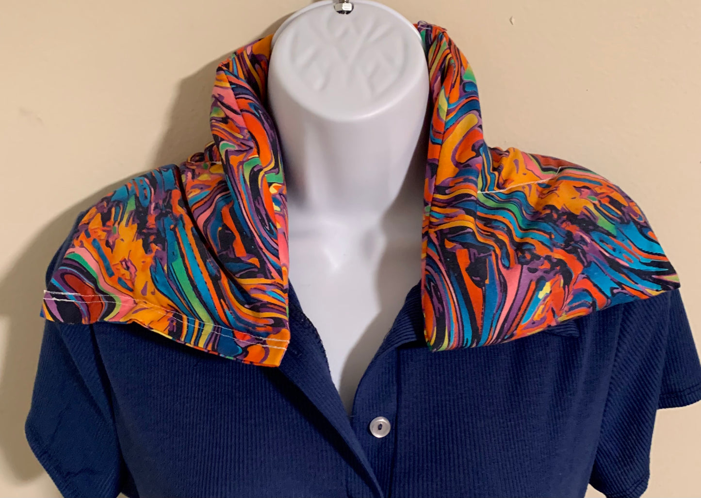 Psychedelic Deep Watercolor Giant Neck Wrap