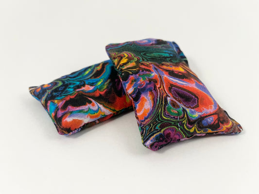 Psychedelic Blue Hand Warmer Set
