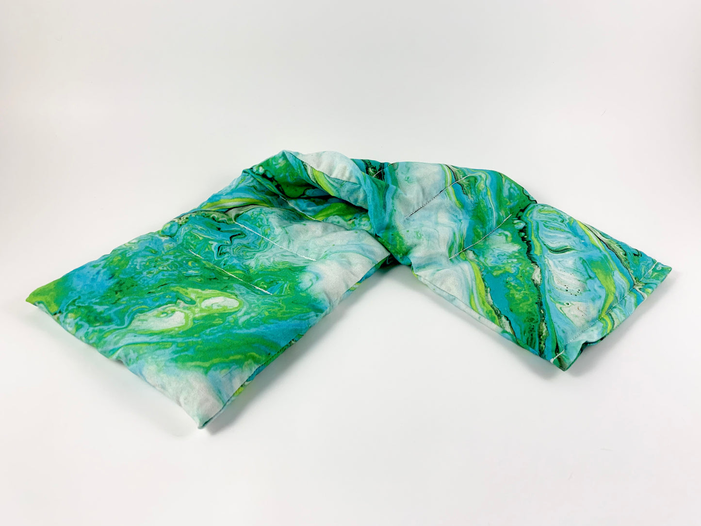 Teal Geode Giant Neck Wrap
